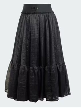 NWT ADIDAS waistband tulle maxi skirt